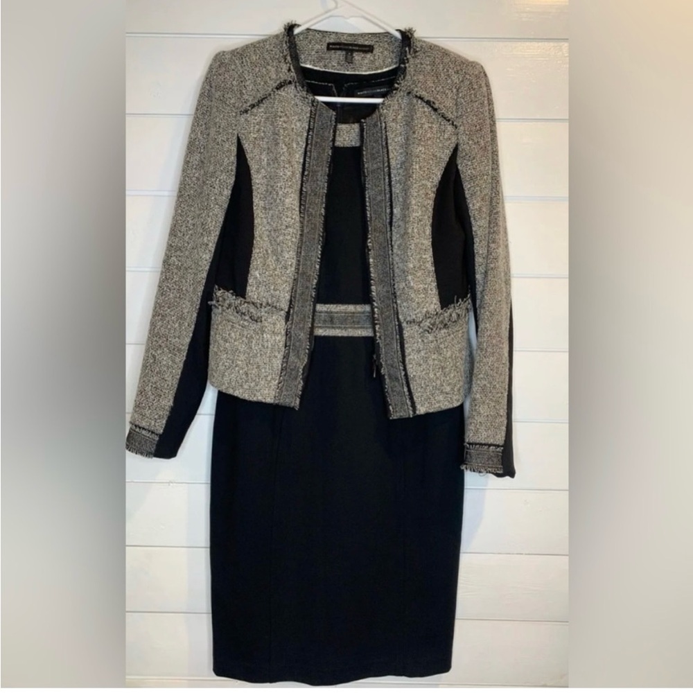 White House Black Market Ponte Knit Sheath Dress w/matching Jacket